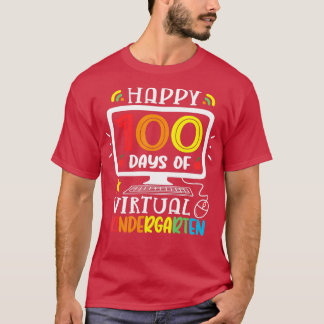 Kindergarten 100 Days School Of Virtual Home 100th Tシャツ