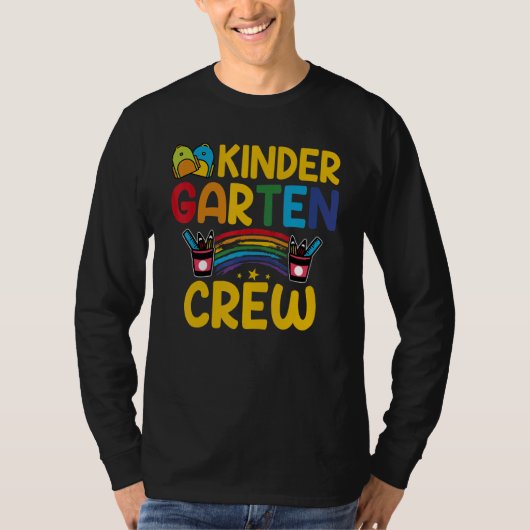 Kindergarten Crew  1st Day Of School  Back To Scho Tシャツ (正面)