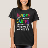 Kindergarten Crew Back To School For Teacher Stud Tシャツ (正面)