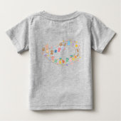 Kindergarten Cuties – ABC Animal Friends ベビーTシャツ (裏面)