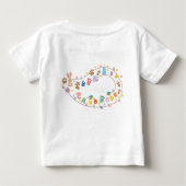 Kindergarten Cuties – ABC Animal Friends Toddler  ベビーTシャツ (裏面)