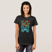 Kindergarten Dude Pencil First Day School Blue Tシャツ (正面フル)
