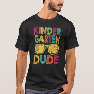 Kindergarten Dude Retro Vintage Back To School Fir Tシャツ