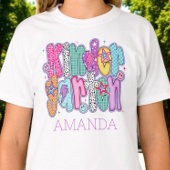 Kindergarten First Day of School Coquette Custom Tシャツ