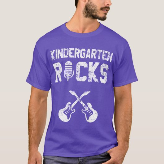 Kindergarten Grade Rocks Backo School Boy Girl gir Tシャツ (正面)