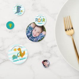 Kindergarten Graduation Blue Dinosaur Boy 2 Photo コンフェッティ