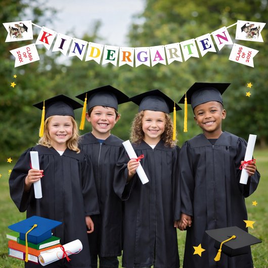  Kindergarten Graduation Bunting Flag  バンティングフラッグ