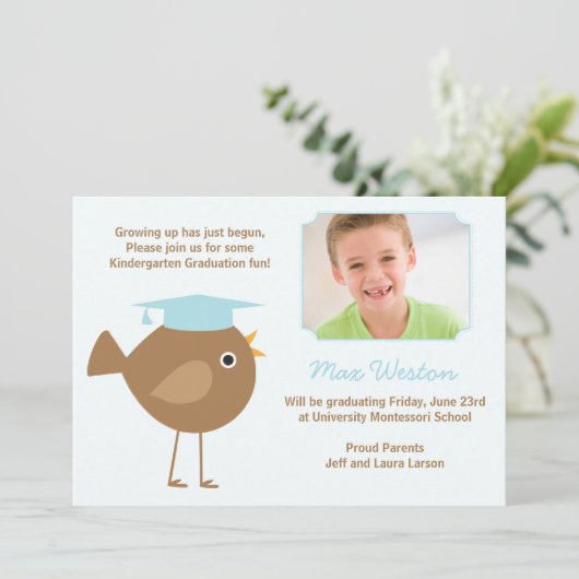 Kindergarten Graduation Invitation 招待状 (スタンド正面)