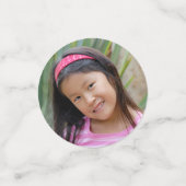 Kindergarten Graduation Pink Dinosaur Girl 2 Photo コンフェッティ (スモール正面)