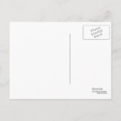 Kindergarten Graduation Puppy Pink Blank Postcard 案内ポストカード (裏面)