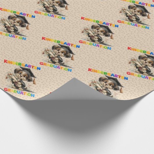 Kindergarten Graduation Wrapping Paper ラッピングペーパー (角)