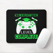 Kindergarten Level Complete Gamer School Graduatio マウスパッド (マウス)
