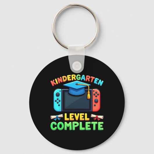 Kindergarten Level Complete Graduation Cl 2025 Boy キーホルダー (正面)