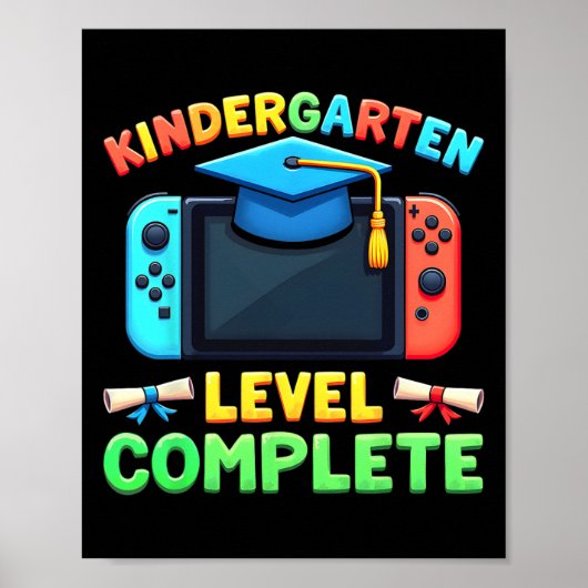 Kindergarten Level Complete Graduation Cl 2025 Boy ポスター (正面)