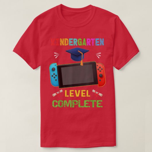 Kindergarten Level Complete Graduation class 2022  Tシャツ (デザイン正面)