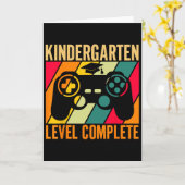 Kindergarten Level Complete Retro Graduation 2025  カード (黄色い花)