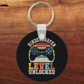 Kindergarten Level Unlocked Gamer 1st Day Of Schoo キーホルダー (正面)