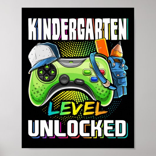 Kindergarten Level Unlocked Video Game Ck To Schoo ポスター (正面)