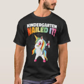 Kindergarten Nailed It Funny Dabbing Dab Unicorn G Tシャツ (正面)
