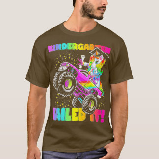 Kindergarten Nailed It Unicorn Monster Truck 2 Tシャツ