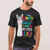 Kindergarten No Prob Llama Teacher Back To School  Tシャツ (正面)