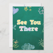 Kindergarten Preschool Graduation 招待状 (裏面)