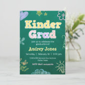 Kindergarten Preschool Graduation with Photo 招待状 (スタンド正面)