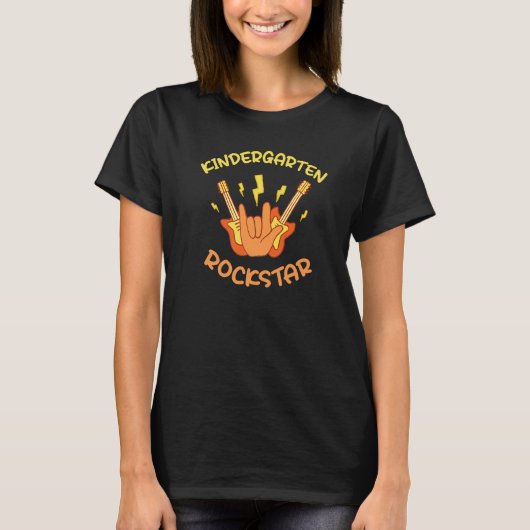 Kindergarten Rockstar   Tシャツ (正面)