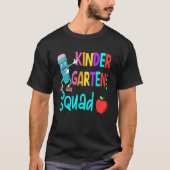 Kindergarten Squad First Teacher Student Team Back Tシャツ (正面)