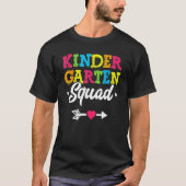 Kindergarten Squad  Teacher Student Kid Back To Sc Tシャツ (正面)