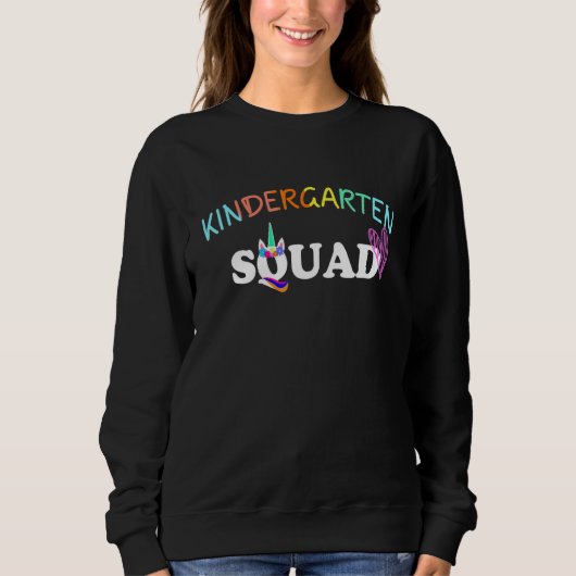 Kindergarten Squad Unicorn Kindergarten スウェットシャツ (正面)
