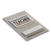 Kindergarten Teacher ノートブック (右側)