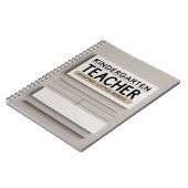 Kindergarten Teacher ノートブック (左側)