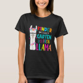 Kindergarten Teacher Back To School No Prob Llama Tシャツ (正面)