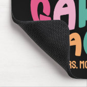 Kindergarten Teacher Colorful Text マウスパッド (コーナー)