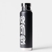 Kindergarten Teacher Minimalist Text  ウォーターボトル (左面)