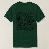 Kindergarten Teacher Students Funny Back To School Tシャツ (デザイン正面)