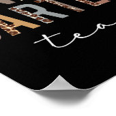 Kindergarten Team Hello Ck To School Appreciation  ポスター (角)