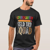 Kindergen Students School Zoo Field Trip Squad Tシャツ (正面)