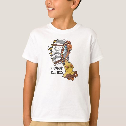 Kindershirt Motiv: Indianerhäuptling Tシャツ (正面)