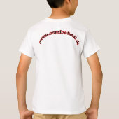 Kindershirt  Motiv: Totenkopfhirsch mit Rosen Tシャツ (裏面)