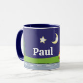 Kindertasse - Feuerwehr Nacht | personalisierbare マグカップ (正面左)