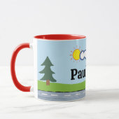 Kindertasse - Feuerwehr | personalisierbare マグカップ (左)