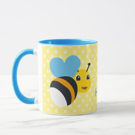 Kindertasse Hummel - Hier schlürft | マグカップ (左)