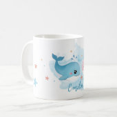 Kindertasse - Kleine Wale  |  コーヒーマグカップ (正面左)