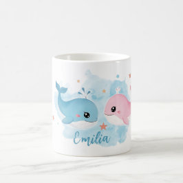 Kindertasse - Kleine Wale  |  コーヒーマグカップ