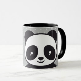 Kindertasse Pandabär - grau |  マグカップ