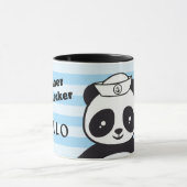 Kindertasse Pandabär - Matrose |  マグカップ (中央)