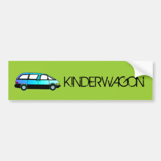 KINDERWAGONのバンパーステッカー バンパーステッカー