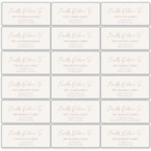 Kindly Deliver To Guest address stickers シール (正面)